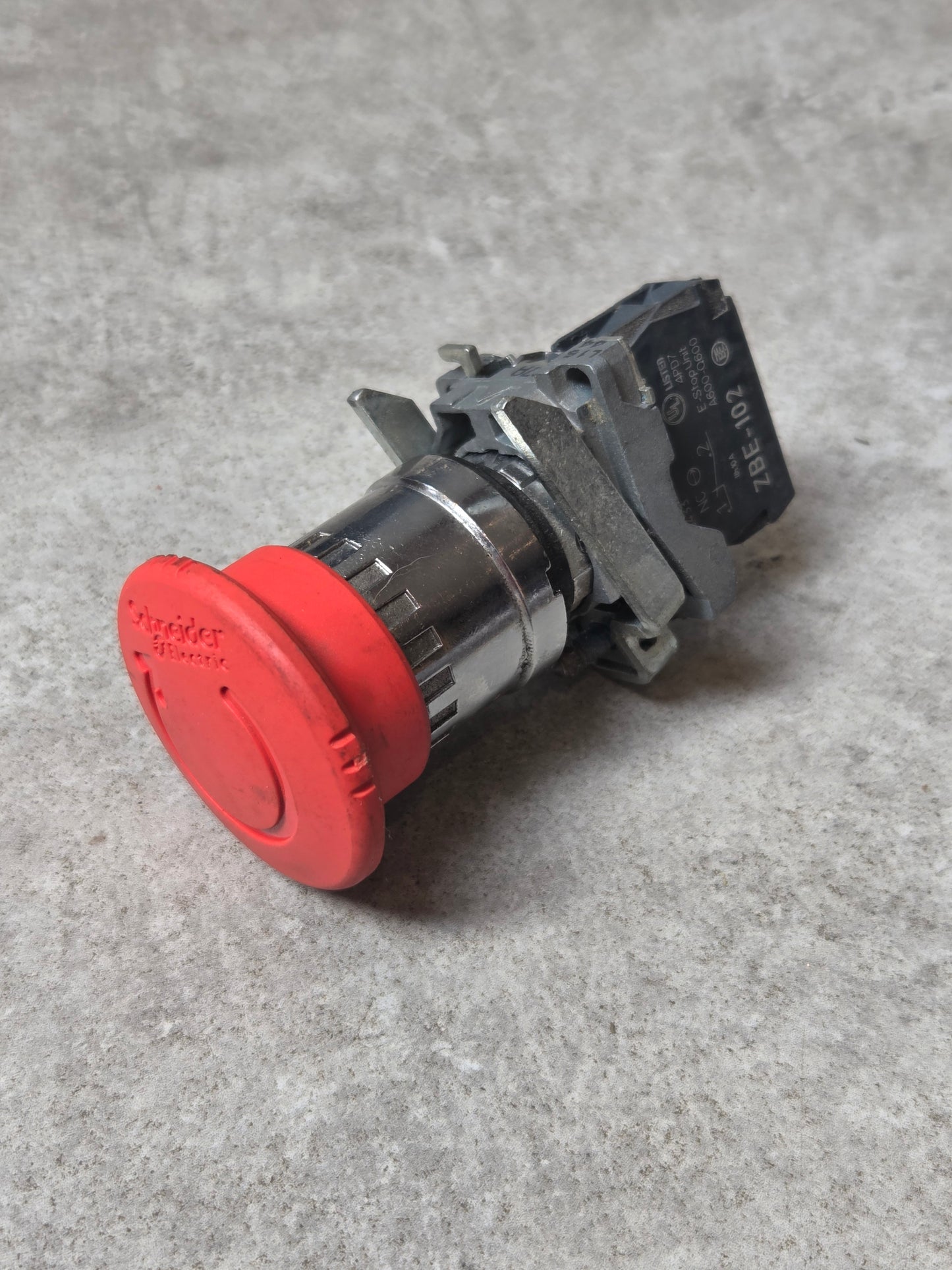 Schneider Push Release Stop Button (Used, Good Condition)