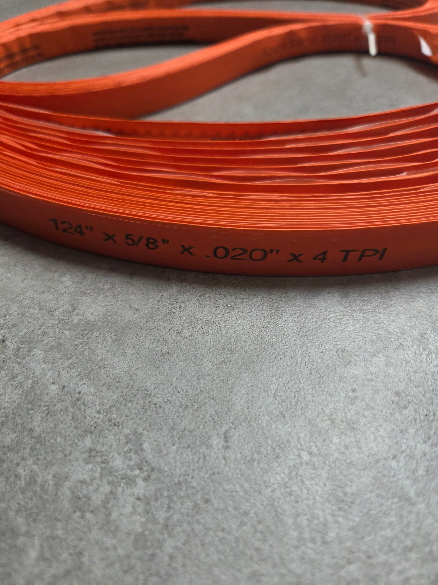 124" Bandsaw Blade 4 Teeth per Inch