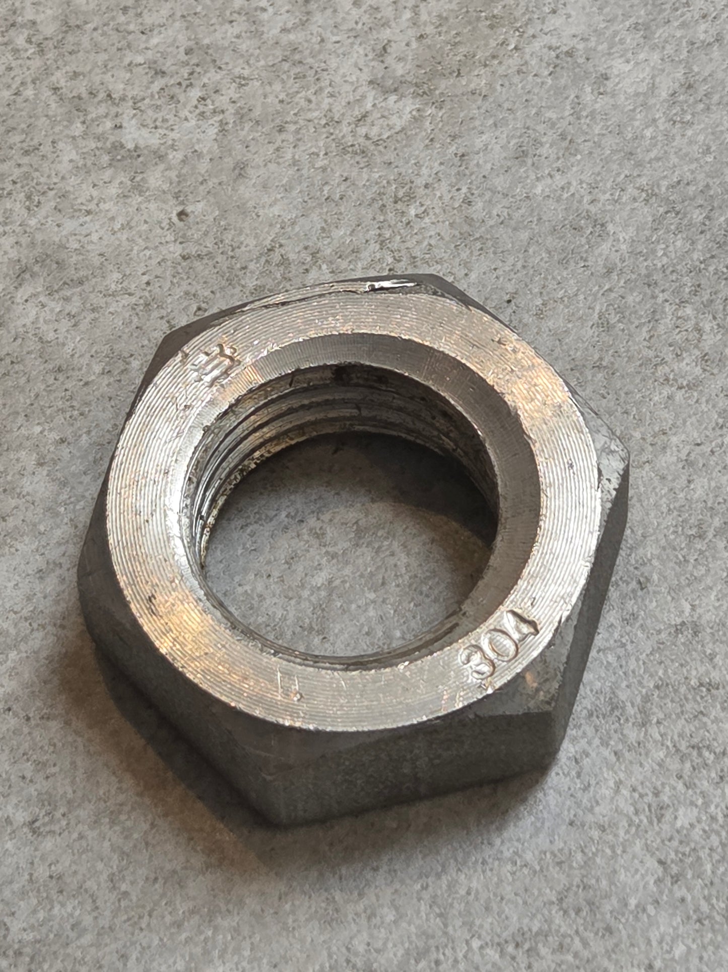 Biro Mfg 44/55 Upper Shaft Lock Nut S18252 USED