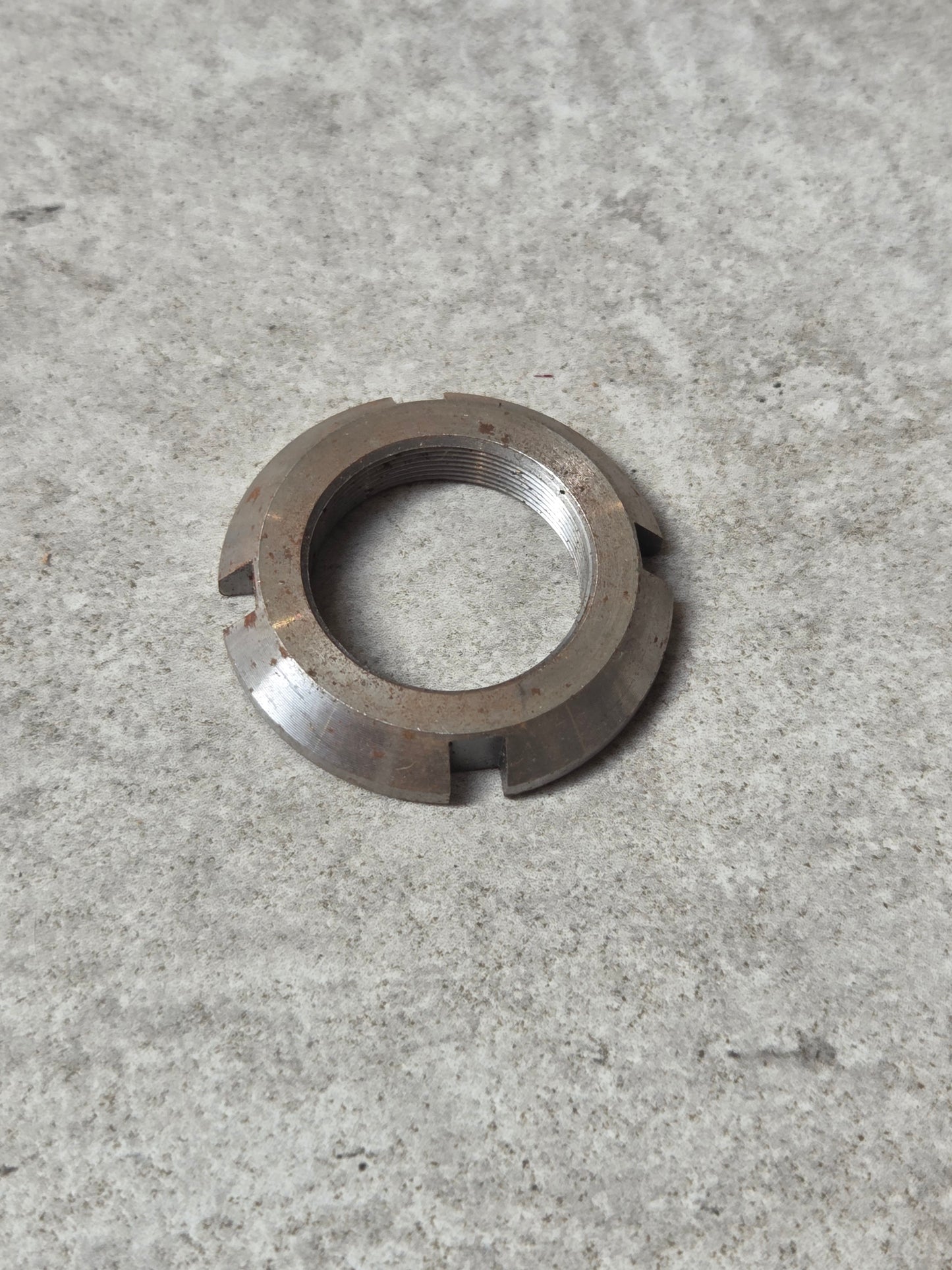 Biro Mfg Upper Shaft Castellated Lock Nut USED 237