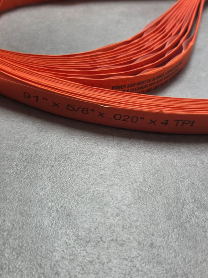91" Bandsaw Blade 4 Teeth Per Inch